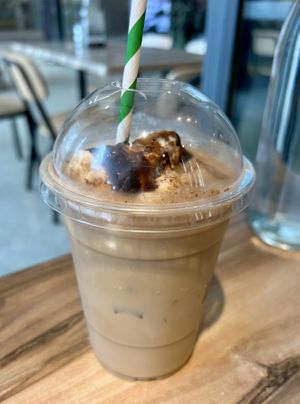 Iced coffee (with vegan ice cream)   at The Sage Village in Campbelltown