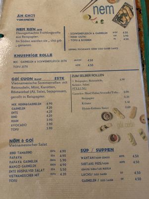 Vorspeisen, einige vegan at Xin Chào Vietnamese Cuisine in Vienna