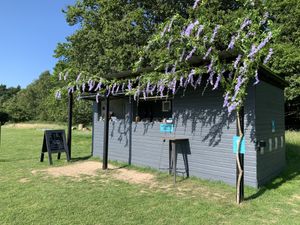 The Cabin it self! at The Cabin At Berretts Farm in Henfield