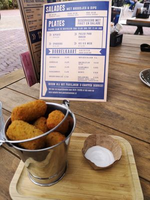 Menu at Paviljoen in Ommen