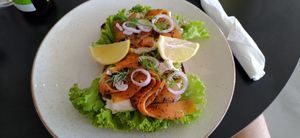 Lox and Cream Cheese Sandwich at Holy Cow Lounge in Edinburgh