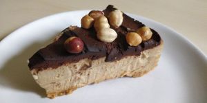 Peanut butter cheesecake at Holy Cow Lounge in Edinburgh