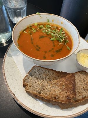 Soup   at Holy Cow Lounge in Edinburgh