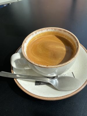 Coffee  at Holy Cow Lounge in Edinburgh