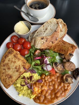 All day breakfast ❤️🌱  at Holy Cow Lounge in Edinburgh