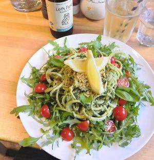 Salad at Holy Cow Lounge in Edinburgh