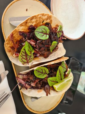 tacos at Holy Cow Lounge in Edinburgh