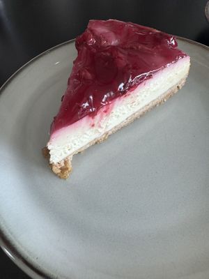 NY cheesecake   at Holy Cow Lounge in Edinburgh