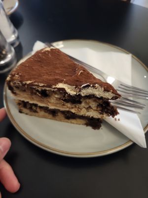 tiramisu at Holy Cow Lounge in Edinburgh