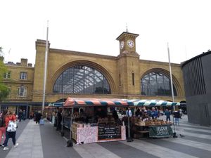The market at Mel Tropical Kitchen - Euston Rd in North London