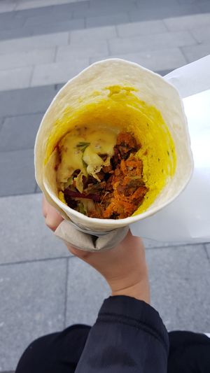 Tropical roti at Mel Tropical Kitchen - Euston Rd in North London