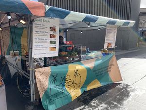 Stall at Mel Tropical Kitchen - Euston Rd in North London