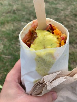 Tropical wrap  at Mel Tropical Kitchen - Euston Rd in North London