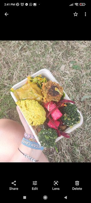 Mixed box at Mel Tropical Kitchen - Euston Rd in North London