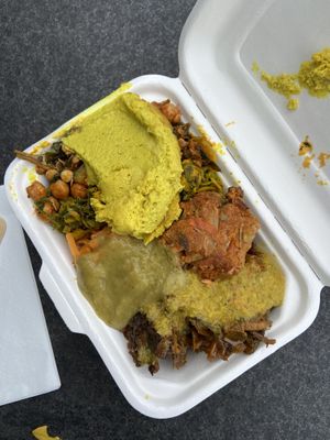 Tropical salad box   at Mel Tropical Kitchen - Euston Rd in North London