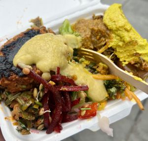 Mixed box   at Mel Tropical Kitchen - Euston Rd in North London