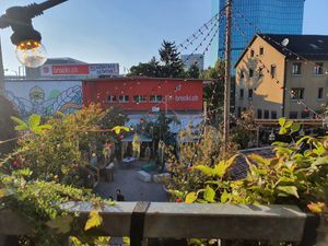 Roof top at Frau Gerolds Garten in Zurich