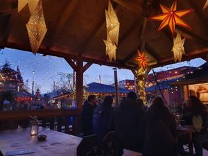 Christmas theme at Frau Gerolds Garten in Zurich