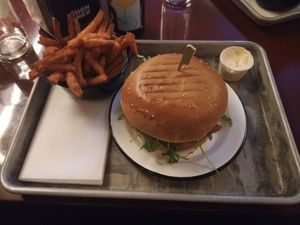 Burger at Union Diner in Zurich