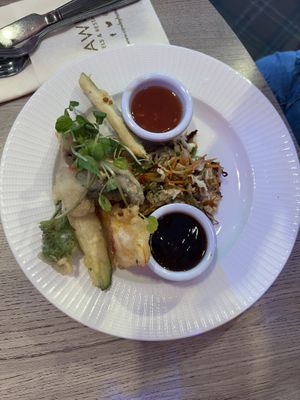 CRISPY VEGETABLE TEMPURA  at River House in Stirling