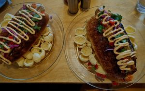 Vegan Choripán at Papercup Coffee Company in Glasgow