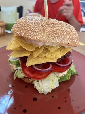 Nachos burger   at Wavegan in Gdansk
