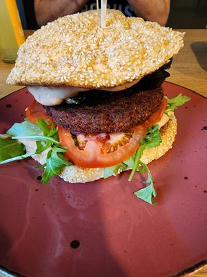 Wavegan burger 2nd view at Wavegan in Gdansk