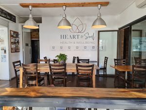 Plenty of indoor and outdoor seating at Heart and Soul Organic Chai Cafe in Cronulla