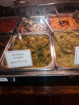 Hot dishes at Heart and Soul Organic Chai Cafe in Cronulla