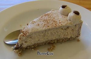 Vegan cake at Heart and Soul Organic Chai Cafe in Cronulla