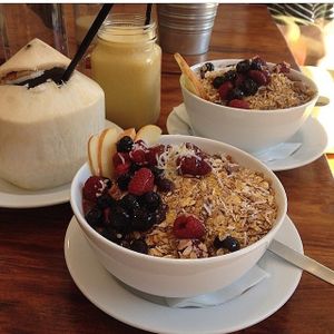 Acai Berry Bowl at Heart and Soul Organic Chai Cafe in Cronulla