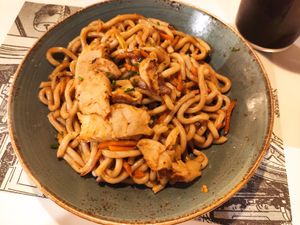 Heura udon at UDON in Logrono