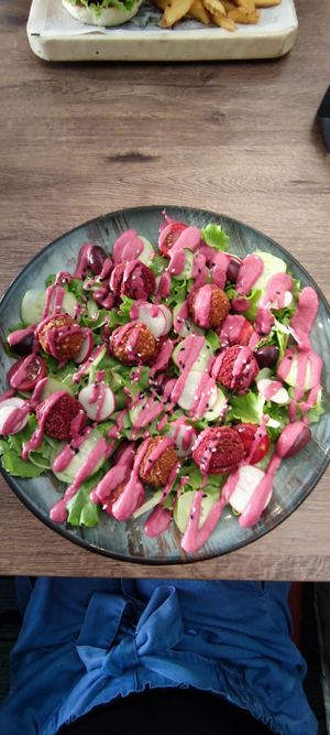 Falafel Solata at Gostisce Sovdat in Bovec