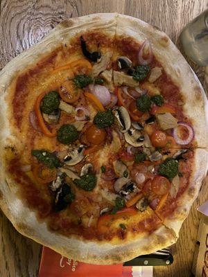 Tasty pizza    at Happy Italy in Groningen