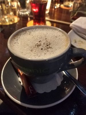 Cappuccino at Vegan Food Bar in Huizen