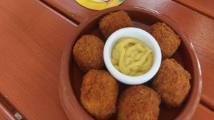 Bitterballen at Vegan Food Bar in Huizen