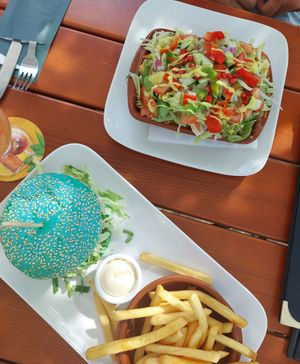 Kapsalon  - Falafel burger at Vegan Food Bar in Huizen