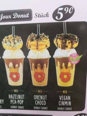 Vegan drink at Royal Donuts in Moers