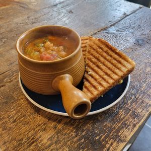 Cheese toasties are life!! at Curran Geal in Edinburgh