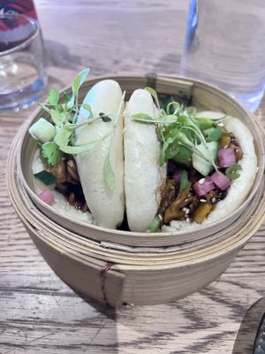Bao Buns (large plate)  at KUSAKI in Brighton