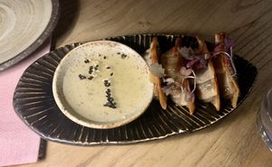 Gyozas  at KUSAKI in Brighton