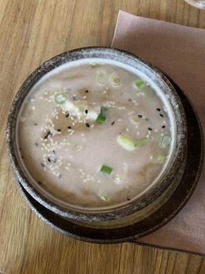 Miso soup was nice   at KUSAKI in Brighton