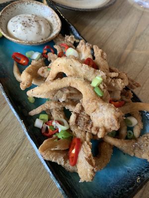 Wasn’t expecting this to just be fried mushrooms   at KUSAKI in Brighton