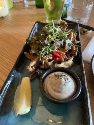 Fried Mushrooms  at KUSAKI in Brighton