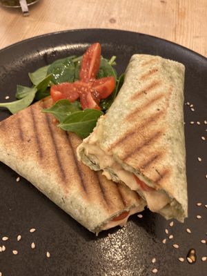 Vegan tortilla at Café Floh in Barcelona