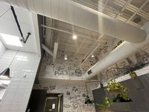 ceiling  at Brick City Vegan in Newark