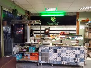 Counter at Irresistiball Falafel & Mezze in North London