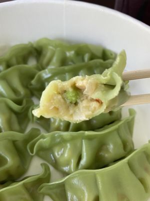 Vegan dumplings  at O Dumpling Bar in Anaheim