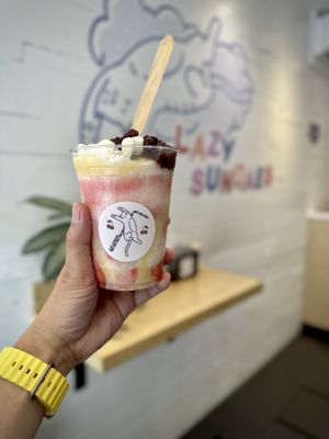 Strawberry Bingsoo Sundae   at Lazy Sundaes in New York City