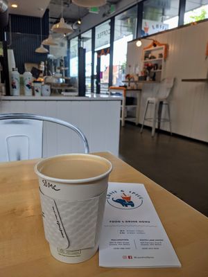 Oatmilk Masala Chai at Lassi & Spice in Seattle